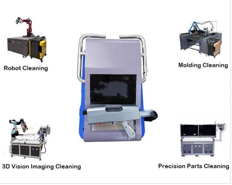0.01mm Laser Cleaning Machines Air Cooling Aluminum