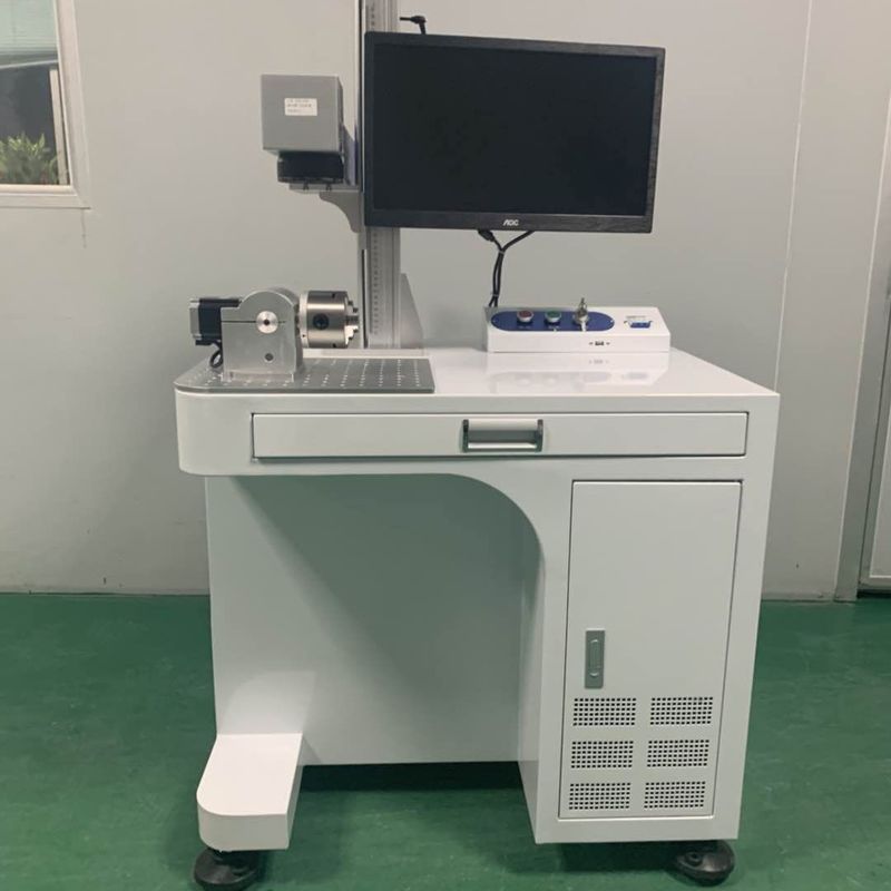 セリウムEZCADのジーンズの布3W 5W 10W紫外線レーザーの彫刻家