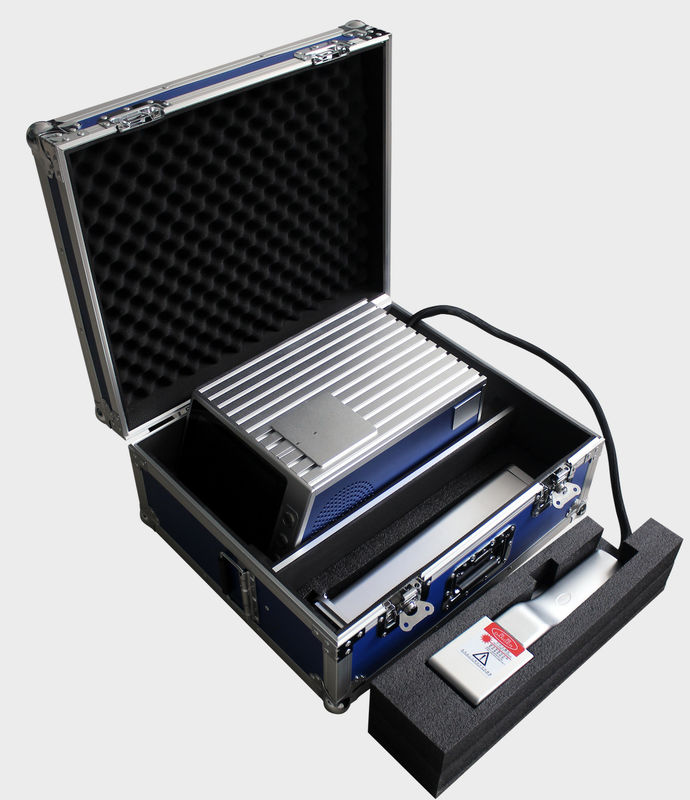 Maxphotonics移動式レーザーの印は100khzサーボ モーター1064nmを機械で造る