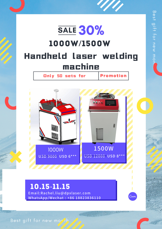 手持ち型1000W 1080nmのレーザ溶接機械水冷の重複